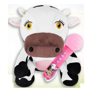 Vache Lola avec Microphone La Ferme de Zenon (Reig4936)