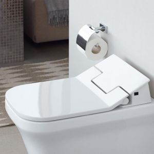 Duravit SensoWash Slim Shower Siège de douche WC pour DuraStyle, 611200 - 611200002304300