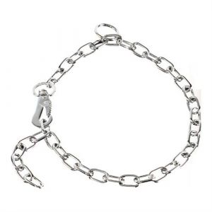 HS Sprenger Collier pour Chien Argenté 3 mm Maillons Court 65 cm