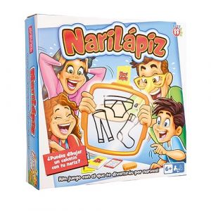 Play Fun NARILAPIZ- Family Game Devenez Un Artiste en utilisant Uniquement Votre Nez et Un marqueur Enfants et Filles 6+ Ans