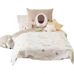 Housse De Couette + 1 Taie 140 X 200 Cm I Am A Ourson