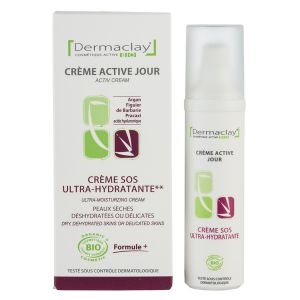 Image de Dermaclay Crème SOS ultra hydratante 50ml