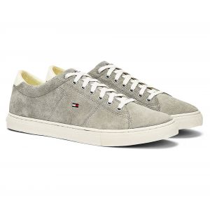 basket tommy hilfiger homme argent