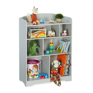 Image de Relaxdays Étagère pour enfant en gris - 4052025377687