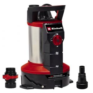 Einhell Pompe d’évacuation pour eaux chargées GE-DP 7935 N -A LL ECO 3-en-1 (790 W, Aquasensor, particules Ø 35 mm, débit de refoulement max. 19 500 L/h, avec connecteur rapide/adaptateur universel)
