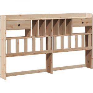 VidaXL Tête De Lit Avec Rangement 180 Cm Bois Massif De Pin