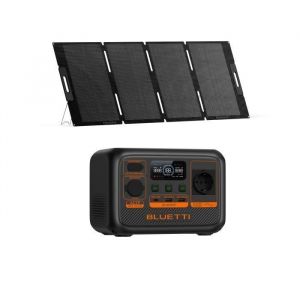 BLUETTI AC2P Générateur Électrique avec Panneau Solaire PV200,noir