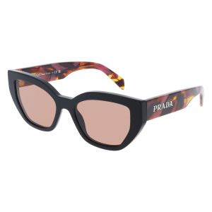 Prada Femme PR A09S 12O10D Lunettes de soleil Ac&eacute;tate Violet Marron Papillon Normale