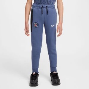 Nike Paris Saint-Germain Bas de Survêtement NSW Tech Fleece - Bleu/Blanc Enfant, pointure XS: 122-128 cm - ['Bleu'] - Taille XS: 122-128 cm