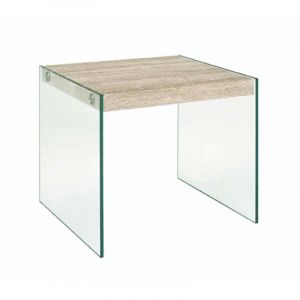 Table d'Ap en Verre "Corvo" 40cm C ne Clair Prix