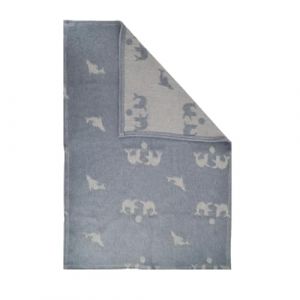 Dodo Mon PTIT Couverture Loup DE MER (Merinos) 80 x 100 cm Gris Orage