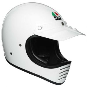 AGV Casque Motocross X101 Solid XS White