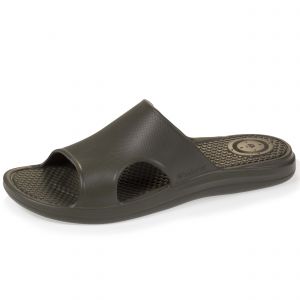 Image de Isotoner Mules claquettes Homme Kaki