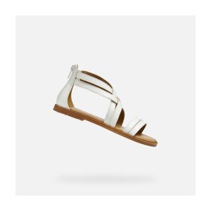 Geox J Sandal Karly Girl, White, 37 EU