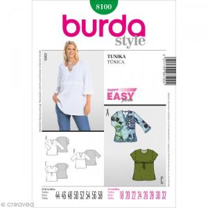 Burda Patron - Femme - Tunique grande taille - 8100