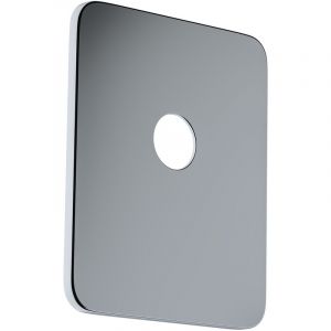 Noyon & Thiebault Noyon&thiebault - Cache platine simple pour platine sécable inox chromé