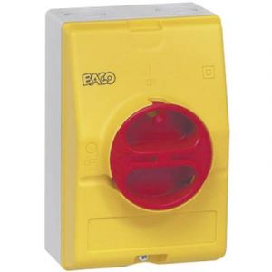 Baco Interrupteur sectionneur 222172 25 A 1 x 90 &deg; jaune, rouge 1 pc(s)
