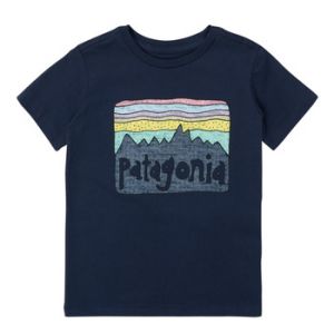 Patagonia T-shirt enfant BABY FITZ ROY SKIES T-SHIRT - Couleur 3 ans - Taille Bleu