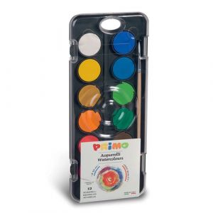 Primo Palette d'aquarelle 12 godets Ø 30 mm
