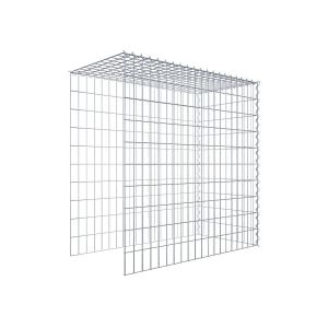 Gabion sur toile type 4 100 cm x 100 cm x 50 cm (L x H x P), maille 5 cm x 10 cm, spirale