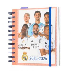 Grupo erik Agenda scolaire 2025/2026 Jour Page M 11 mois Real Madrid