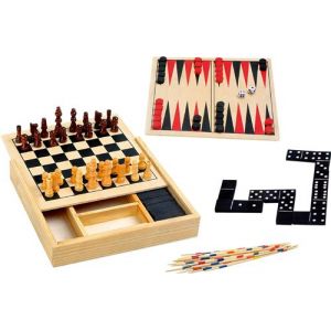 Jeux de sociÉtÉ 4 en 1 madera