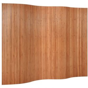 VidaXL Cloison de séparation marron 165x250 cm bambou Brown
