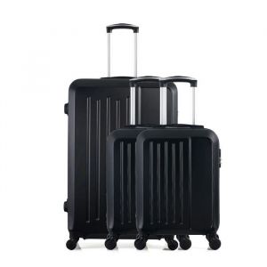 Hero SET DE 3 - ABS – 75cm – 4 roues – VESUVIO-P – NOIR
