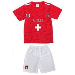 Ensemble Short Et Maillot De Foot Suisse Enfant