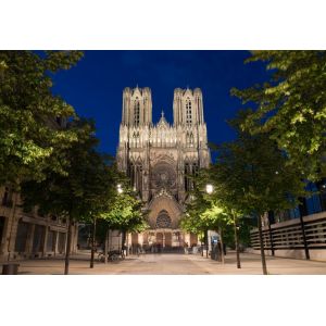 Bluebird Puzzle Puzzle Cathédrale de Reims au Crépuscule