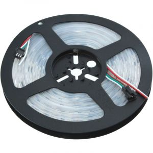 Barcelona led Ruban LED intelligent IC RGB 12V DC - 14,4 W/m - IP65 - 60 LED/m - Largeur 10mm - 5 m&egrave;tres