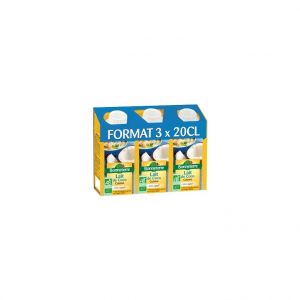 Lait de coco de cuisine en briquette 200 ml x3