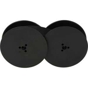 Vhbw Ruban encreur d'écriture compatible avec Olympia Carina Portable, Compact 713, DeLuxe, 6762 machine à écrire - noir