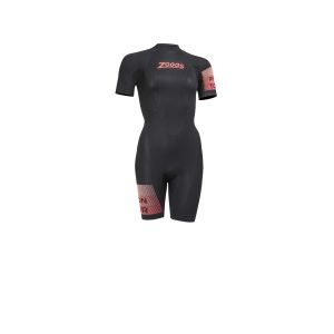 Zoggs Combinaison en néoprène Recon Tour Shorty noir rose femme - L