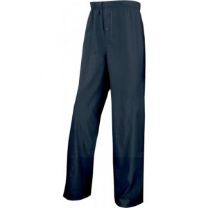 Delta Plus Pantalon de pluie imperméable enduit PU 900PAN - bleu marine - S