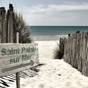 Toile 30x30 saint palais sur mer