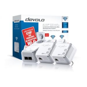 Devolo Adaptateur CPL dLAN 500Mbps Wi-fi + Network kit