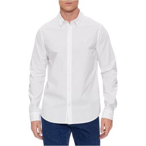 Calvin Klein Jeans Slim Stretch Shirt J30J324614 Chemises décontractées, Blanc (Bright White), M Homme