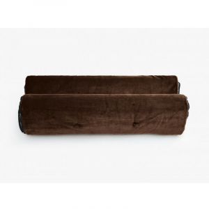 Vent du Sud Chemin de lit velours Isilde Bronze - 70 x 240 cm - Bronze
