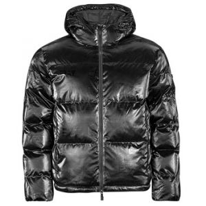 Veste à capuche EA7 Puffy Glow noir pur - M