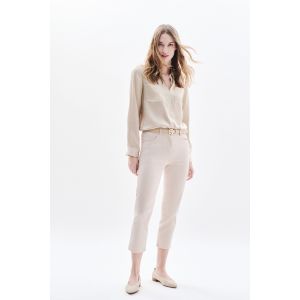 Caroll Femme Pk012-masonb Pantalon, Beige, 46 EU