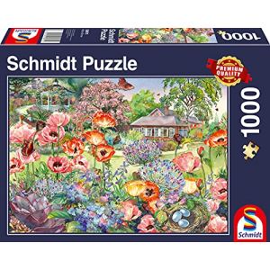 Schmidt Puzzle 1000 pièces : Jardin en fleurs