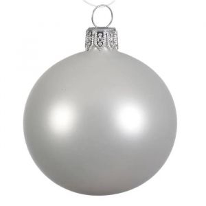 Kaemingk 1 PALLINA DI NATALE BIANCO OPACO 10CM
