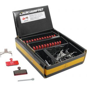 Jagwire Plaquettes de frein Workshop Sport Semi-Metallic Disc Brake Pad-Workshop 25 Pairs - noir - TU