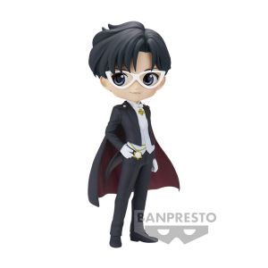 Banpresto Figurine de collection de Sailor Moon - Sailor Moon Cosmos - Tuxedo Mask (Ver. B) Q Posket - pour Unisexe - multicolore