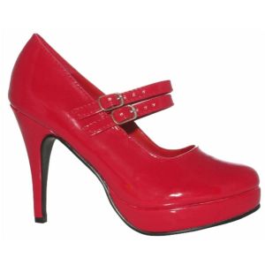 Ruedelafete Chaussures Femme disco ROUGES, taille 37