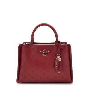 Guess Sac à main rouge foncé pour femme - Gerty Girlfriend Satchel Bag Claret 293249