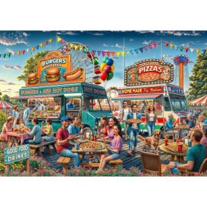 Bluebird Puzzle Food Truck