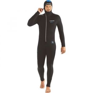 Cressi Diver Man Monpiece Wetsuit 7mm Combinaisons de Plong&eacute;e Homme, Noir/Bleu, XXXL/7 - LU487507