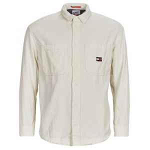 Tommy Jeans Chemise TJM CASUAL CORDUROY OVERSHIRT - Couleur S,M,L,XL - Taille Blanc